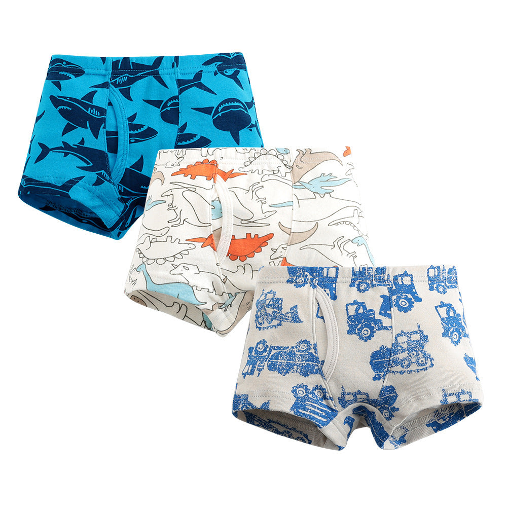 Thread Pure Cotton Children Boxer Briefs