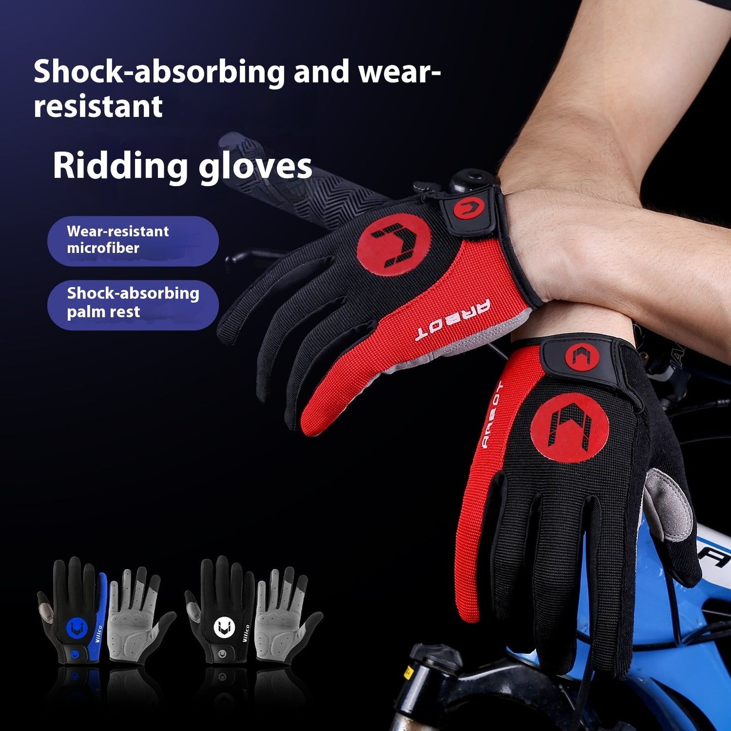 Touchscreen Sports Anti Slip Fitness Gloves