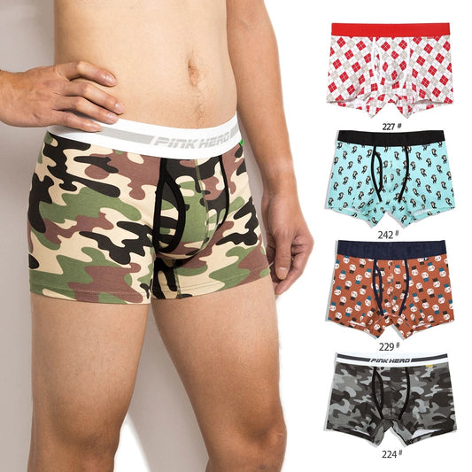 High Quality Cotton Men's Boxer Briefs