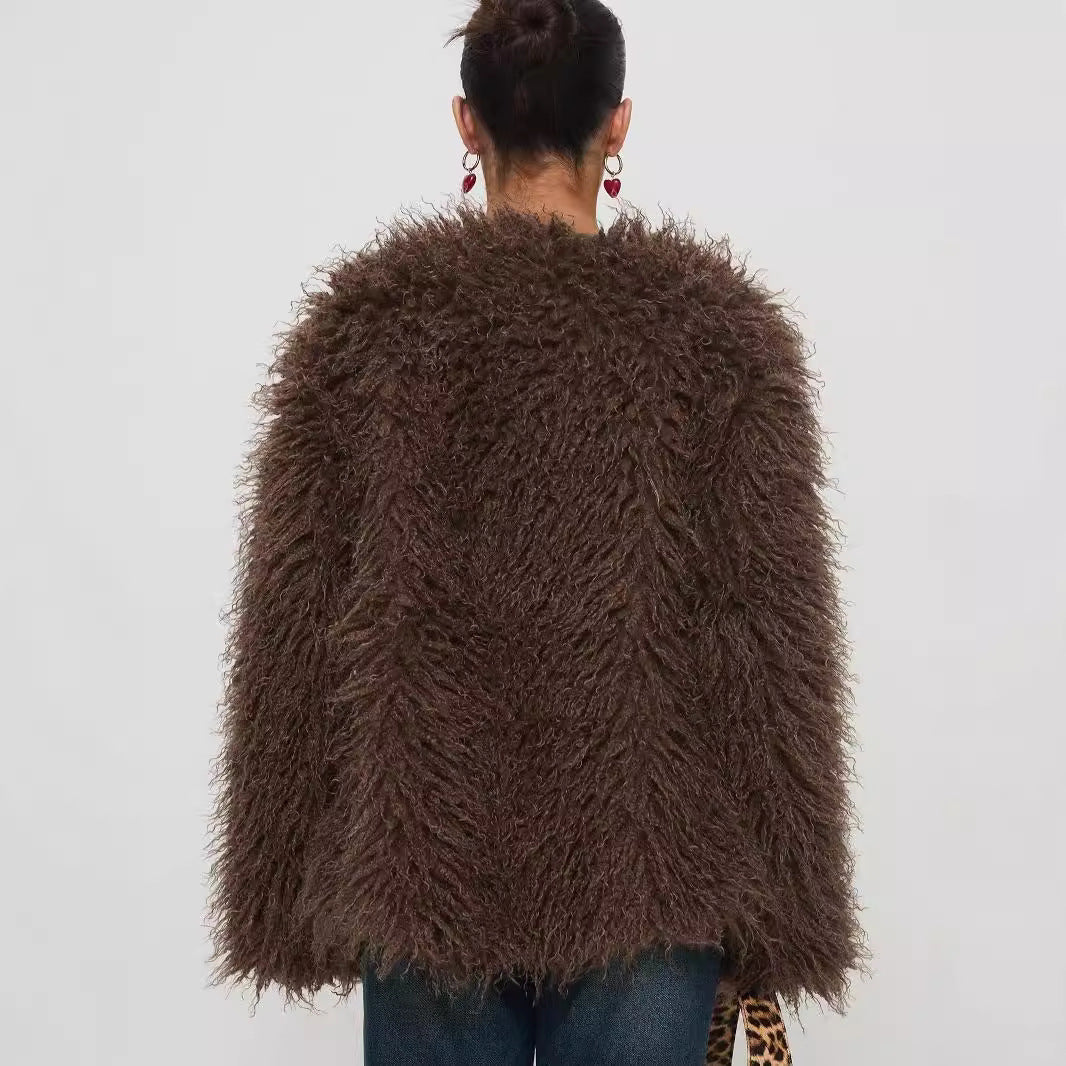 Coat Faux Fur Jacket