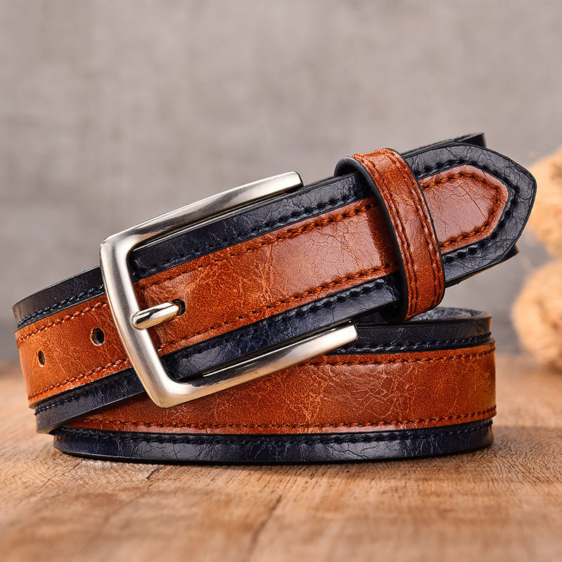 Color Matching Men's Casual Belt