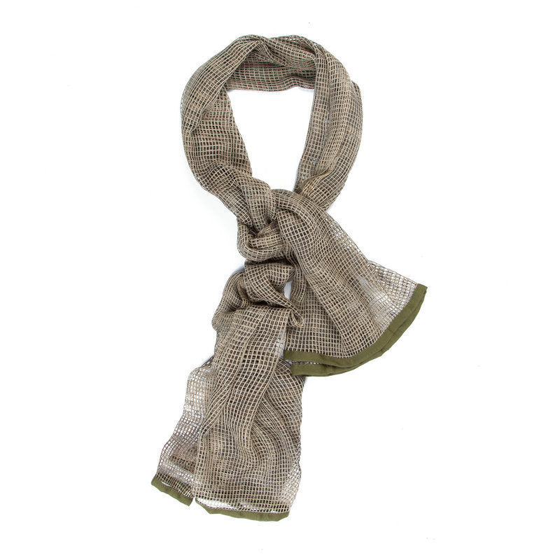 Men's Long Camouflage Multi-purpose Camouflage Breathable Outdoor Scarf