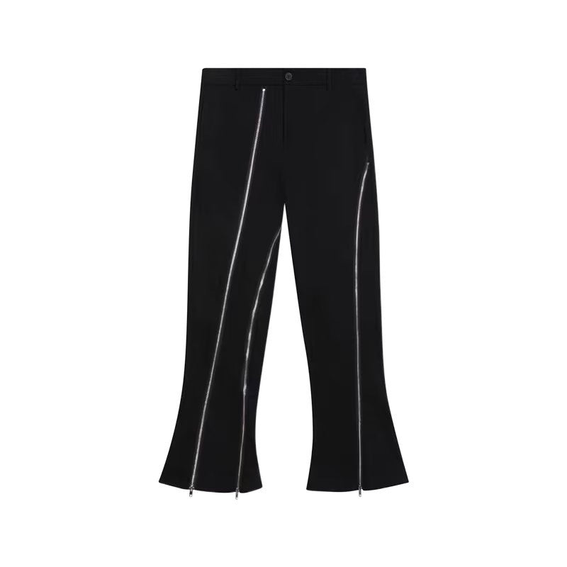 High Street Casual Wide-leg Design Pants