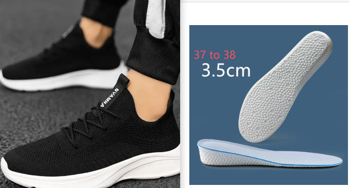 Breathable White Mesh Men's Casual Sneaker