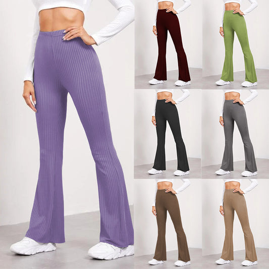 Horn High Waist Yoga Pants Sports Trousers