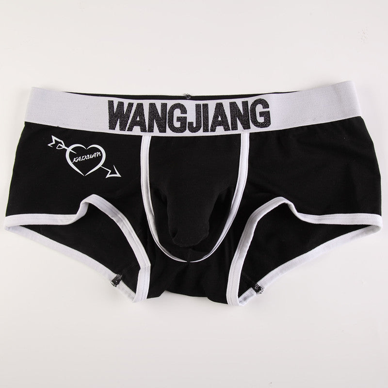 Men's Underwear Boxers Low Waist Cotton U Convex Trunk Fashion Sexy Men's Boxers