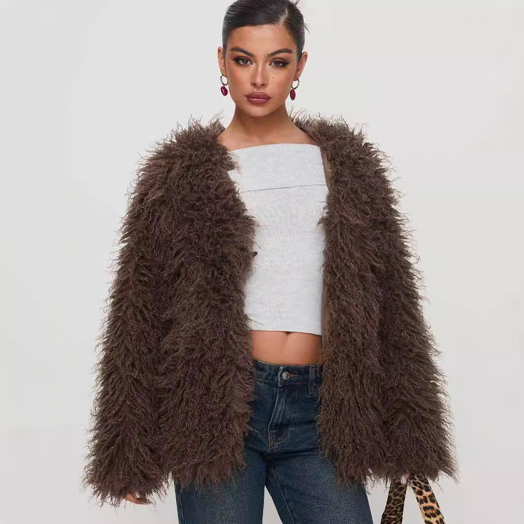 Coat Faux Fur Jacket