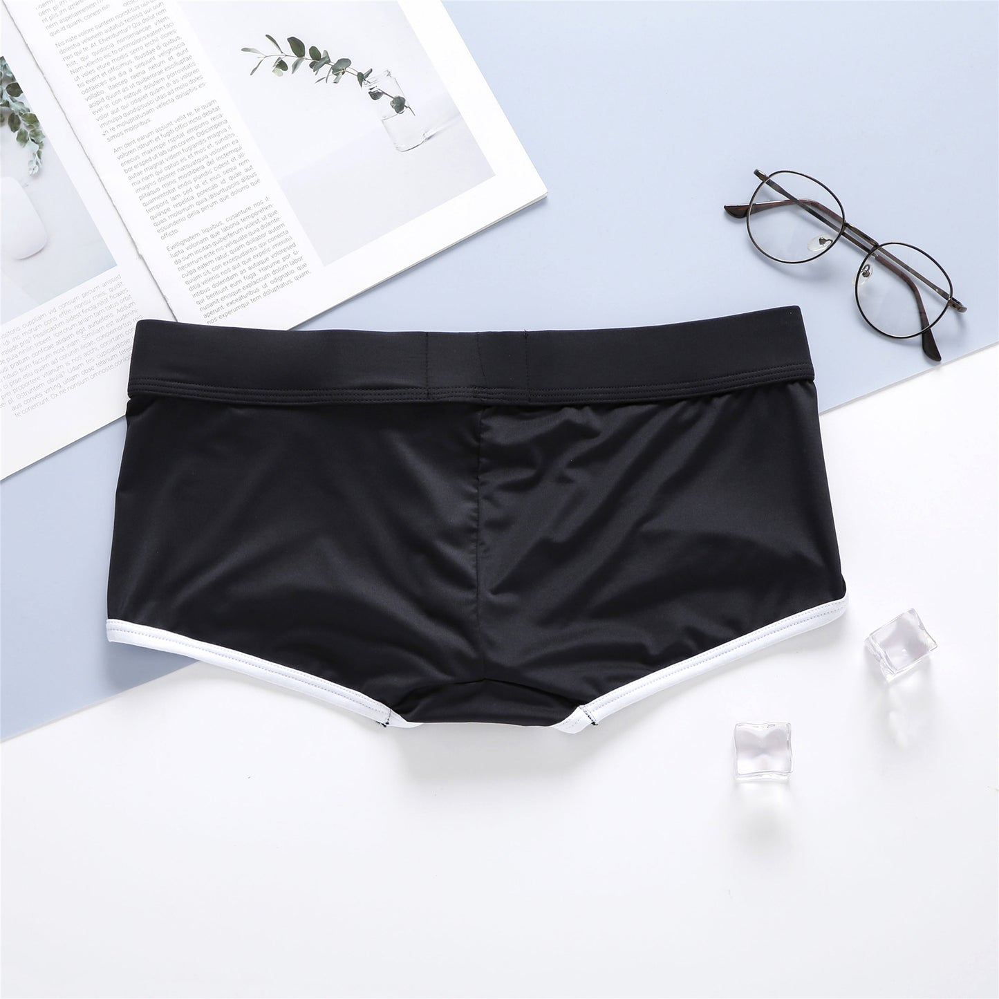 Men's Summer Thin Milk Silk Breathable Low Waist Underwear