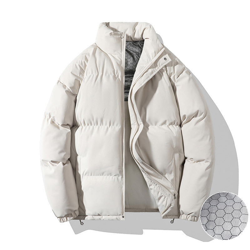 Couple Down Graphene Warm Quilted Jacket Loose Cotton-padded Jacket Tide