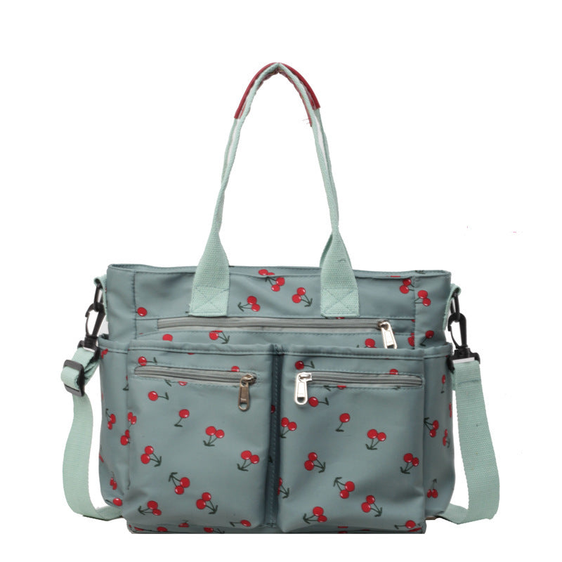 Printed Cherry Women's Shoulder Messenger Bag