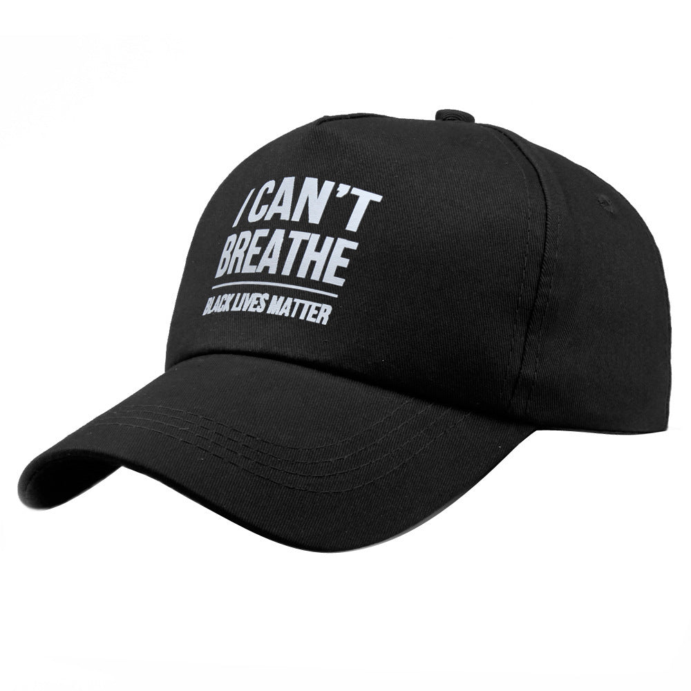 BLACK LIVES MATTER Printed Baseball Cap