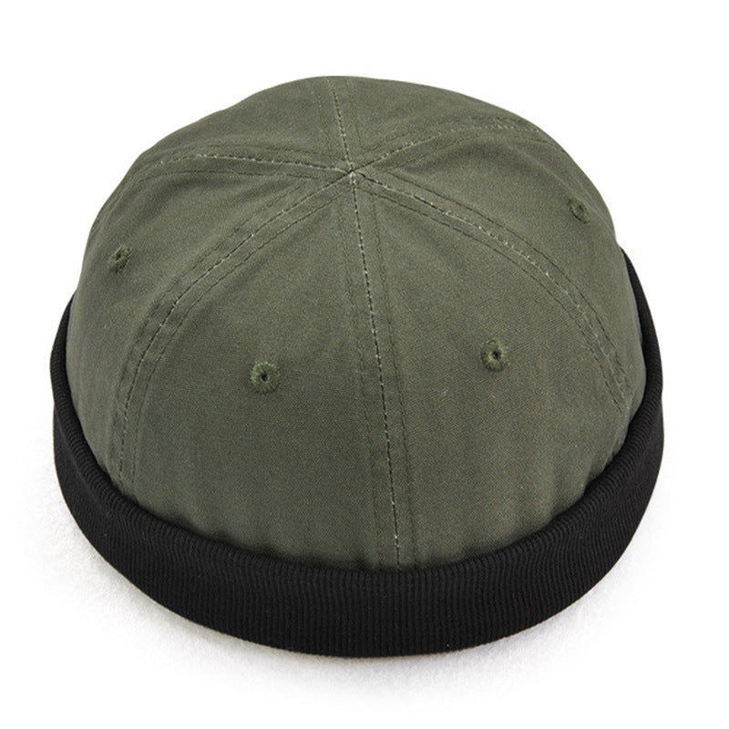 Men Women Brimless Skullcap Sailor Cap