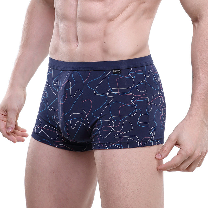 Men's Mid-waist Printed Breathable Shorts