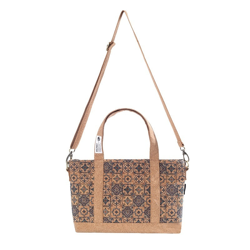 Eco-friendly Cork Crossbody Bag Portable Tote