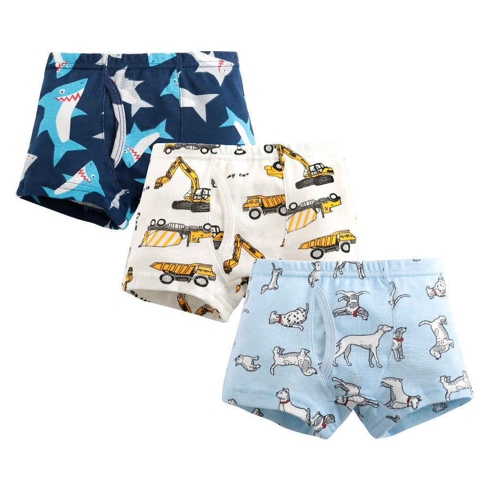 Thread Pure Cotton Children Boxer Briefs