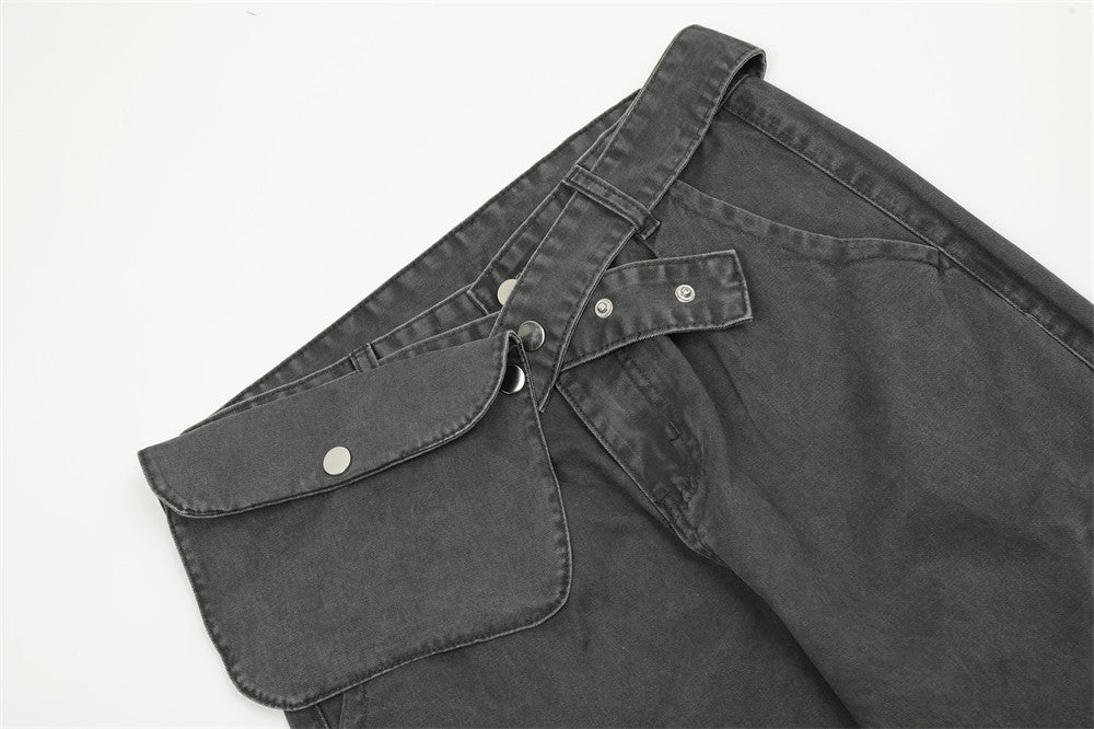 Loose Denim Trousers Men's Outdoor Tactics