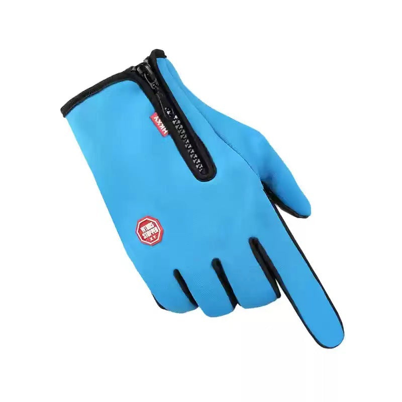 Winter Sports Gloves Men's Non-slip Thick Windproof Finger Warm