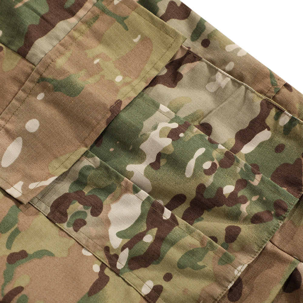 Military Tooling Camouflage Pants Men's Fold Movement