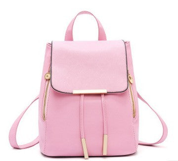 Women Backpack High Quality PU Leather Mochila Escolar School Bags For Teenagers Girls Top-handle Backpacks Herald Fashion