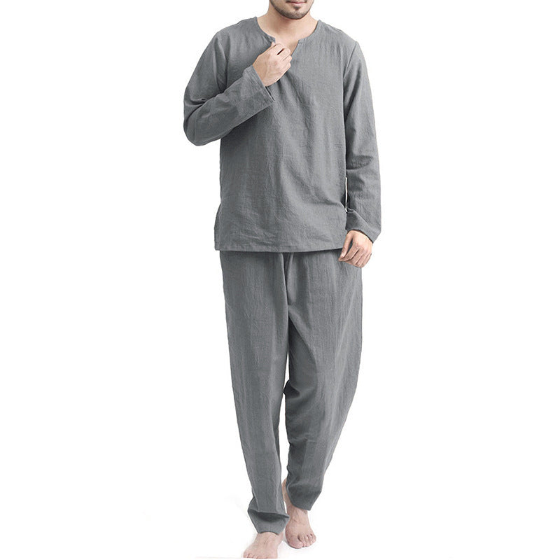 Casual Pajamas Two-piece Thin Breathable And Loose