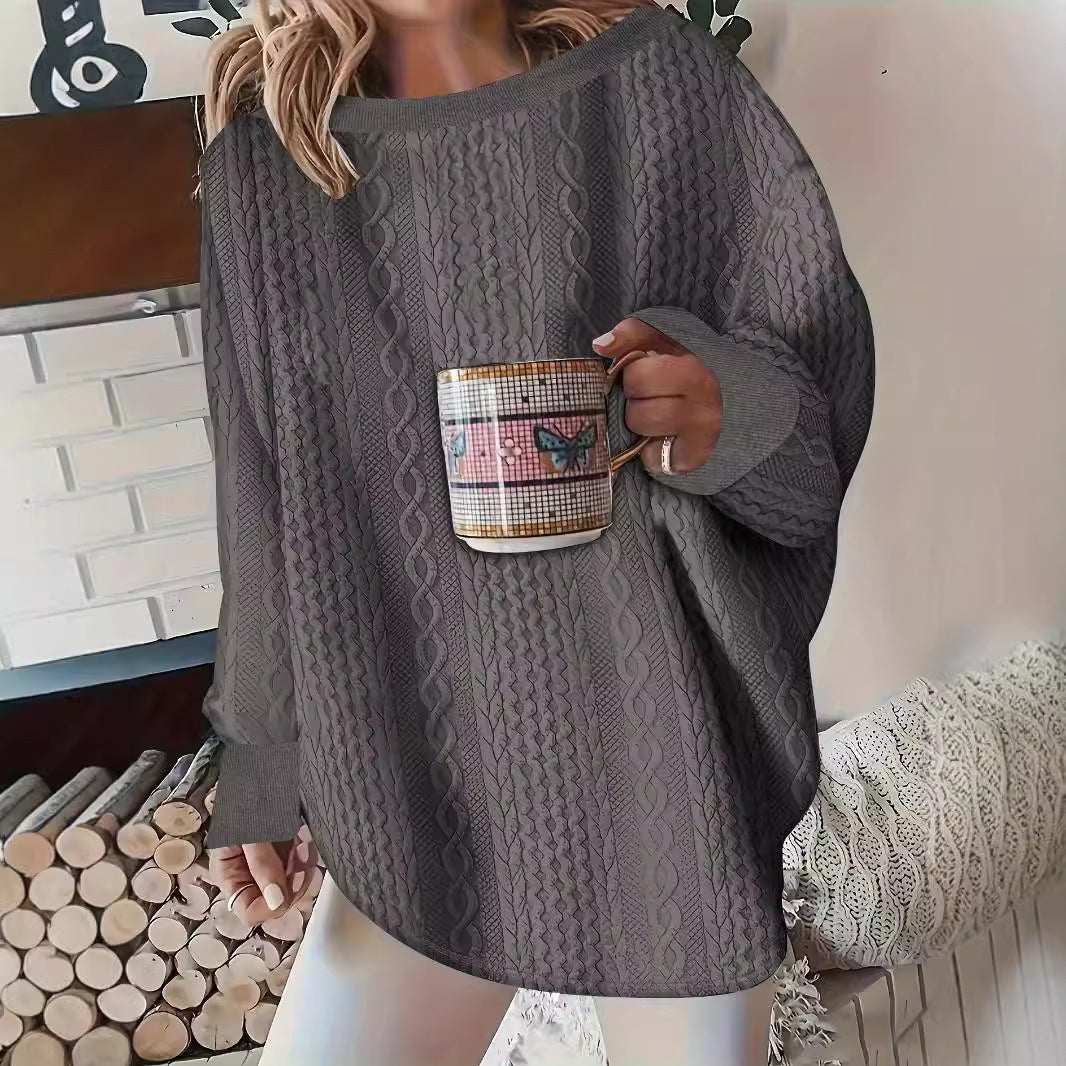 Autumn And Winter Lazy Loose Pullover Sweatershirt