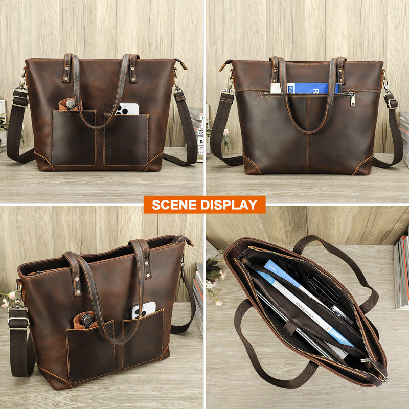 Retro Fashion Large-capacity Crossbody Bag