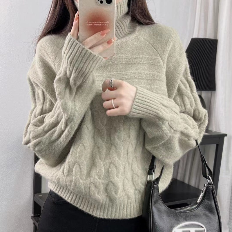 Idle Style Women's Slimming Knitted Top