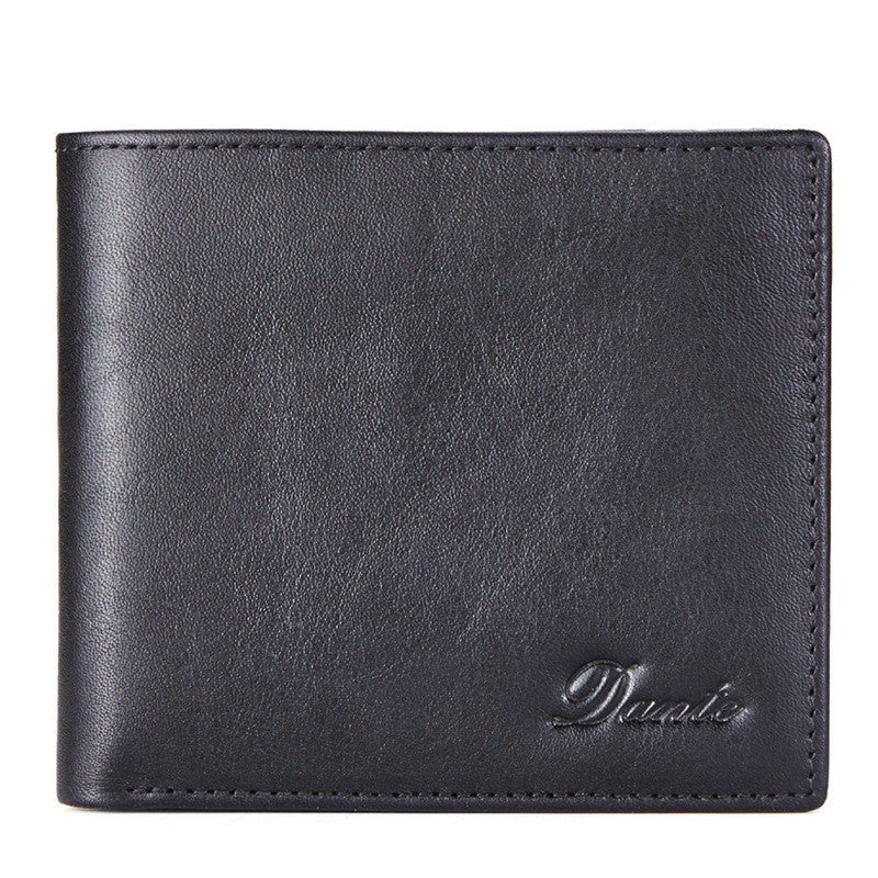 New Men's Wallet First Layer Cowhide