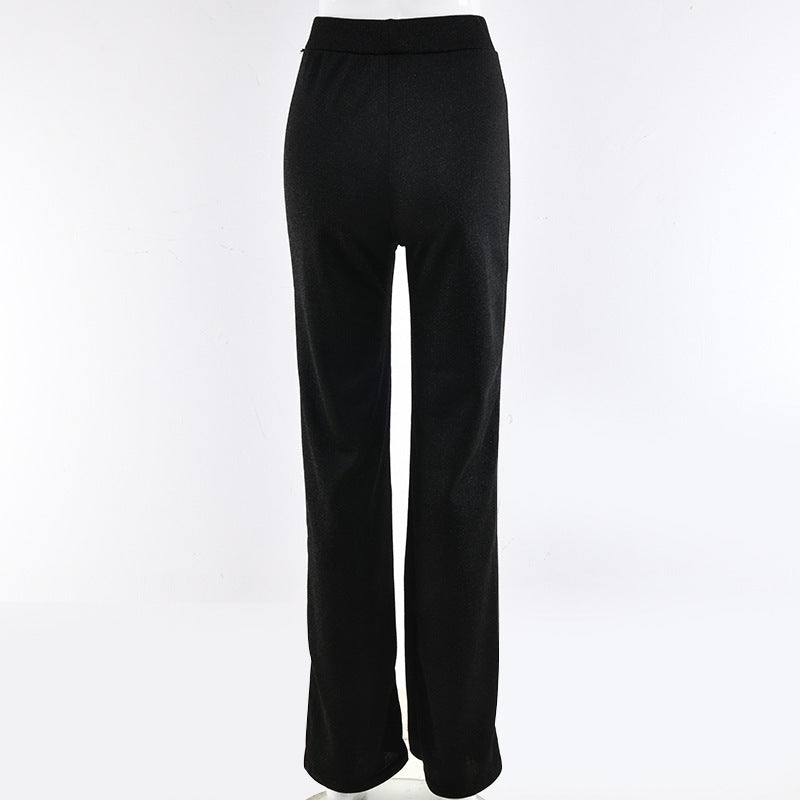 Hip-flare flared pants