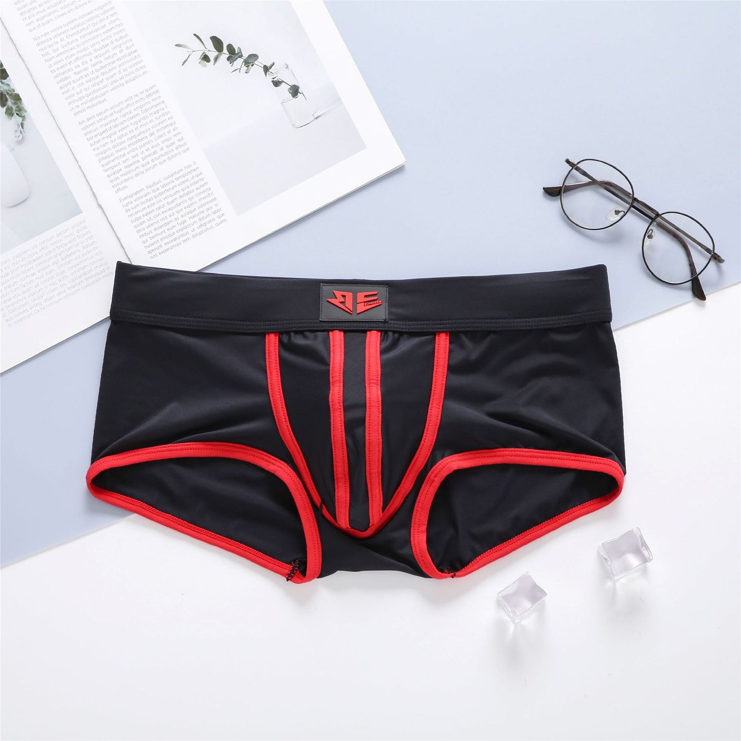 Men's Summer Thin Milk Silk Breathable Low Waist Underwear