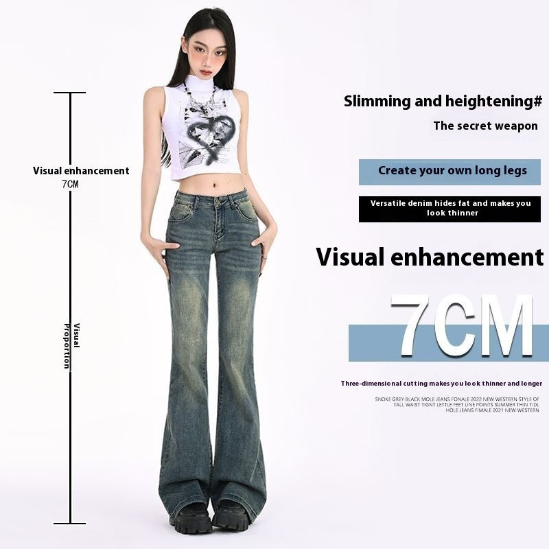 High Street Hot Girl Loose Retro Skinny Jeans For Women