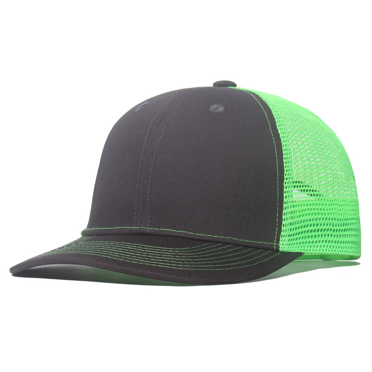 Baseball Slightly Curved Wide Brim Breathable Peaked Cap