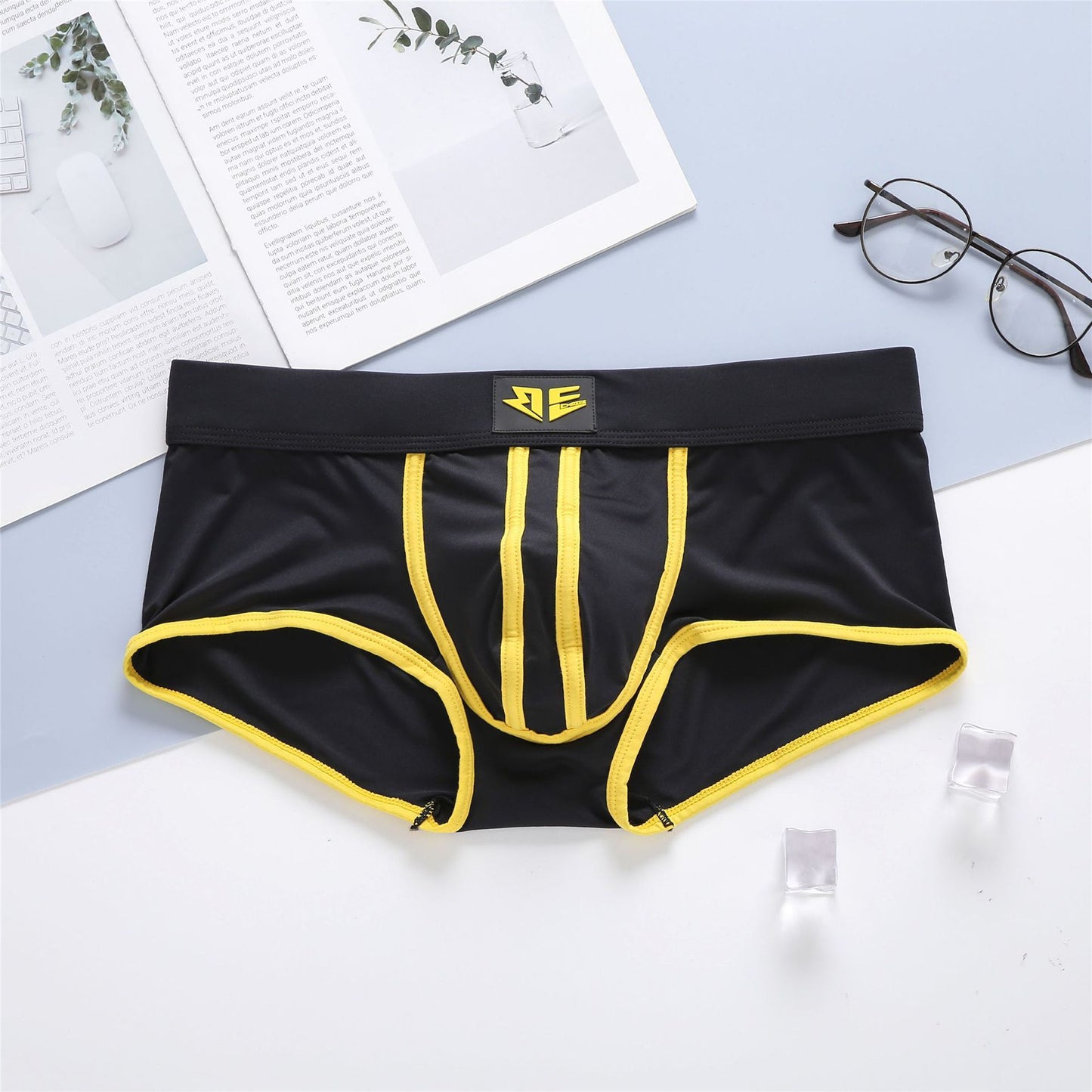 Men's Summer Thin Milk Silk Breathable Low Waist Underwear