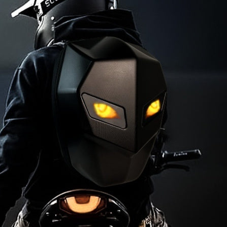 Backpack Luminous Sharingan Cool Motorcycle Riding Full Helmet Hard Shell Waterproof Bluetooth