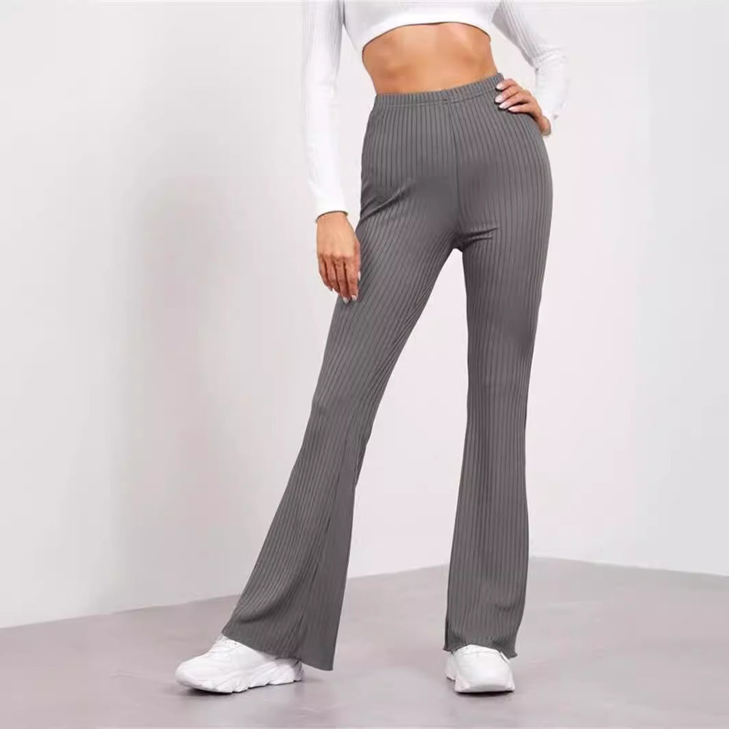 Horn High Waist Yoga Pants Sports Trousers