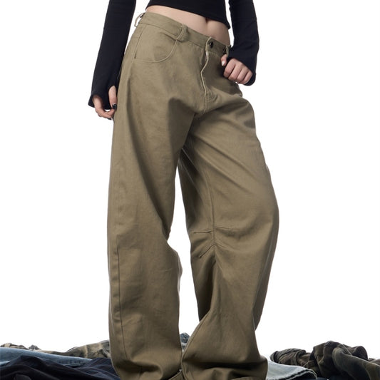 American Retro Loose Straight Casual Pants