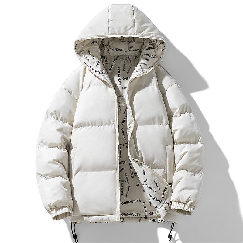 Men's Double-sided Down Cotton-padded Jacket Plus Size Winter Thicken Thermal