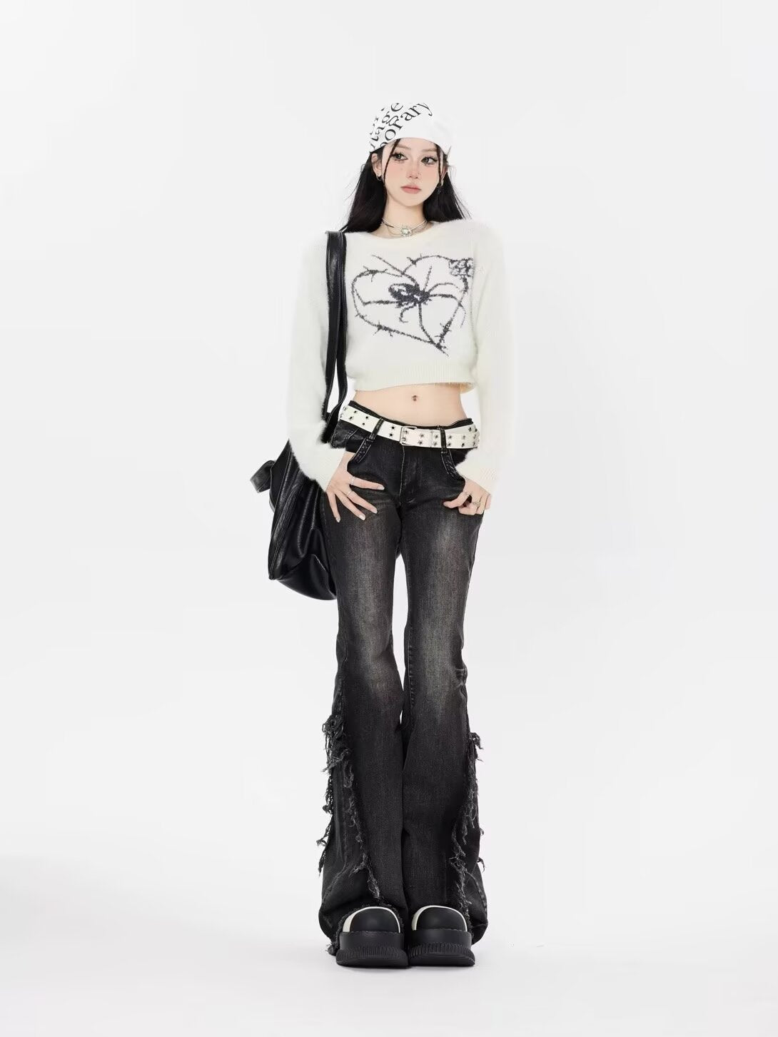 Fashion American Slightly Flared Jeans Women