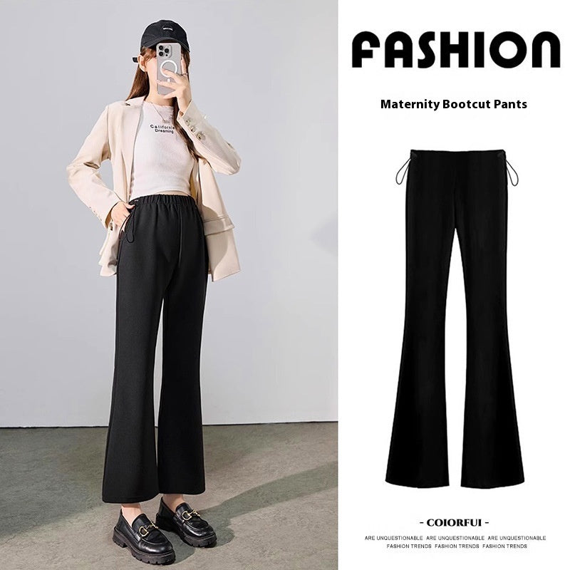 Plus Size Maternity Pants Spring And Autumn Outerwear Bootleg Pants