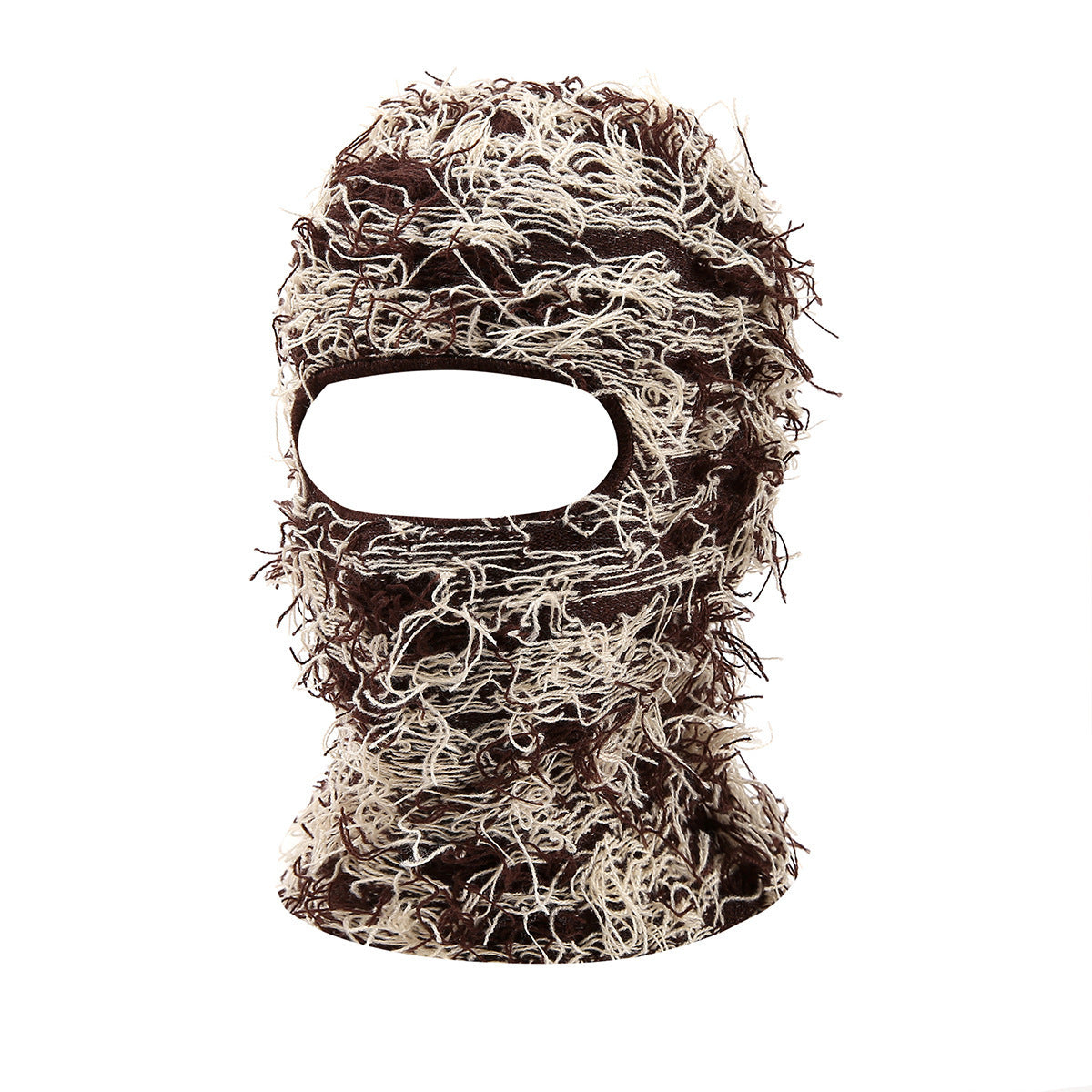 Balaclava Men's And Women's Knitted Camouflage Headgear Personalized Wool Hat