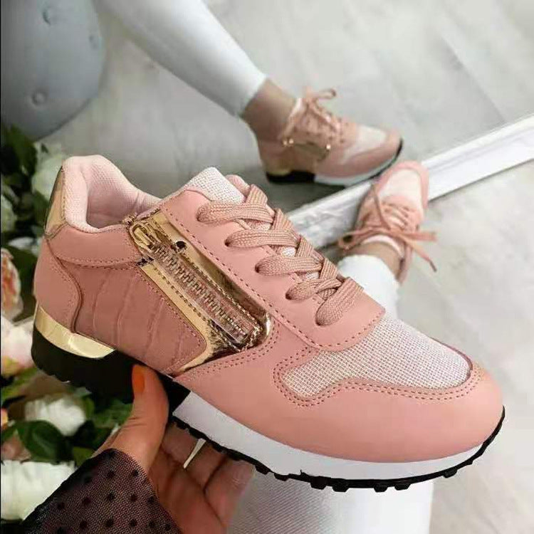 Large Size Flat Sports Shoes Women's Casual Shoes For Outer Wear