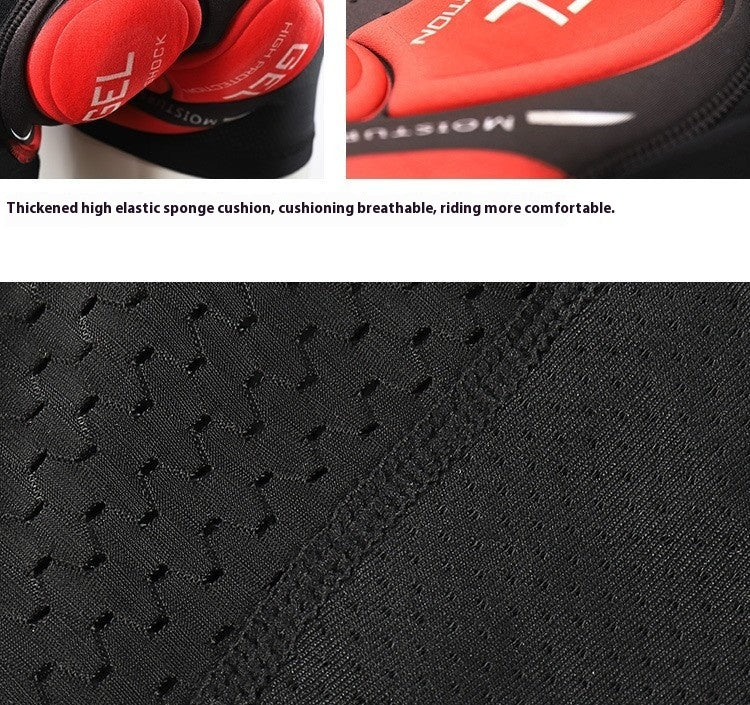 Breathable Cycling Pants Sports Underwear Men's Thickened Shock-absorbing Silica Gel Pad Cycling Shorts