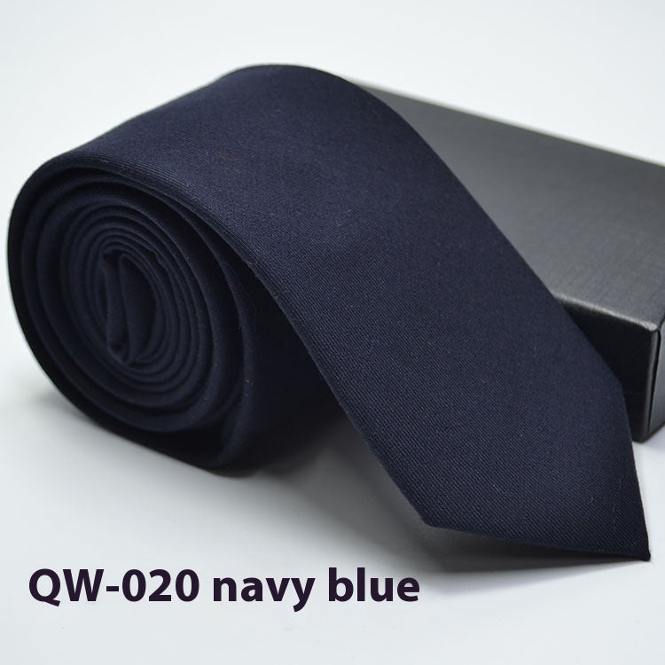 Men's Tie Super Narrow Wool-like Elegant And Elegant