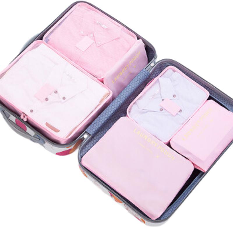 Travel Six-piece Set Large Capacity Storage Bag Set