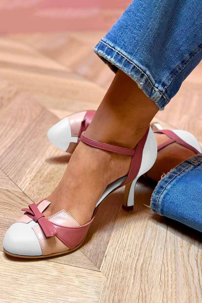 High Heel Matching Buckle Hollowed Sandals