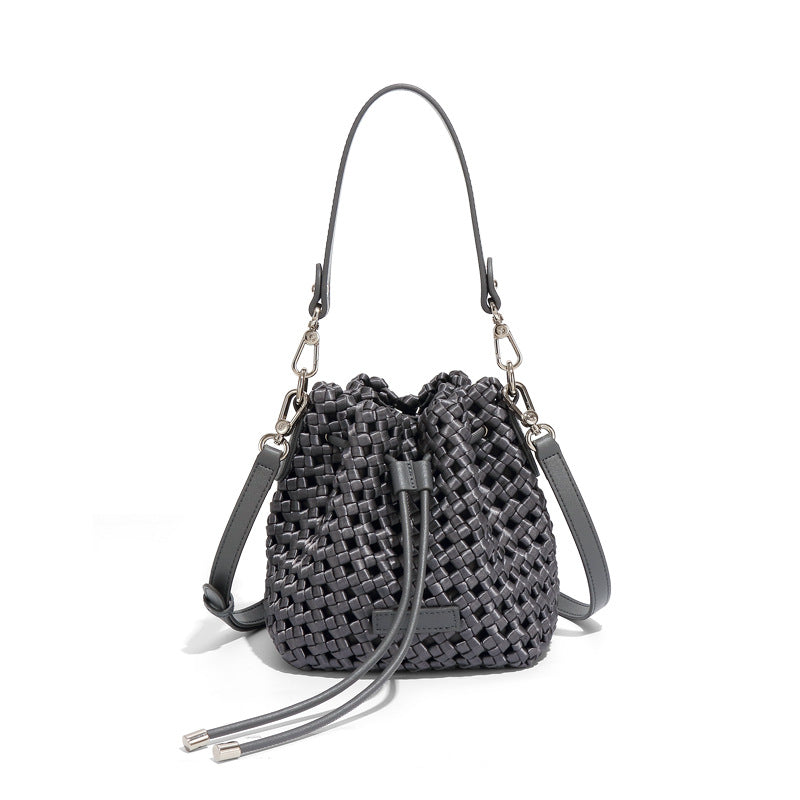 High-grade Windmill Knot Bucket Bag Hand-woven