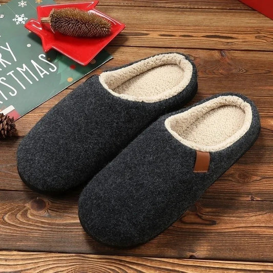 Warm Flat Heel Round Anti-cashmere Sewing Shoes