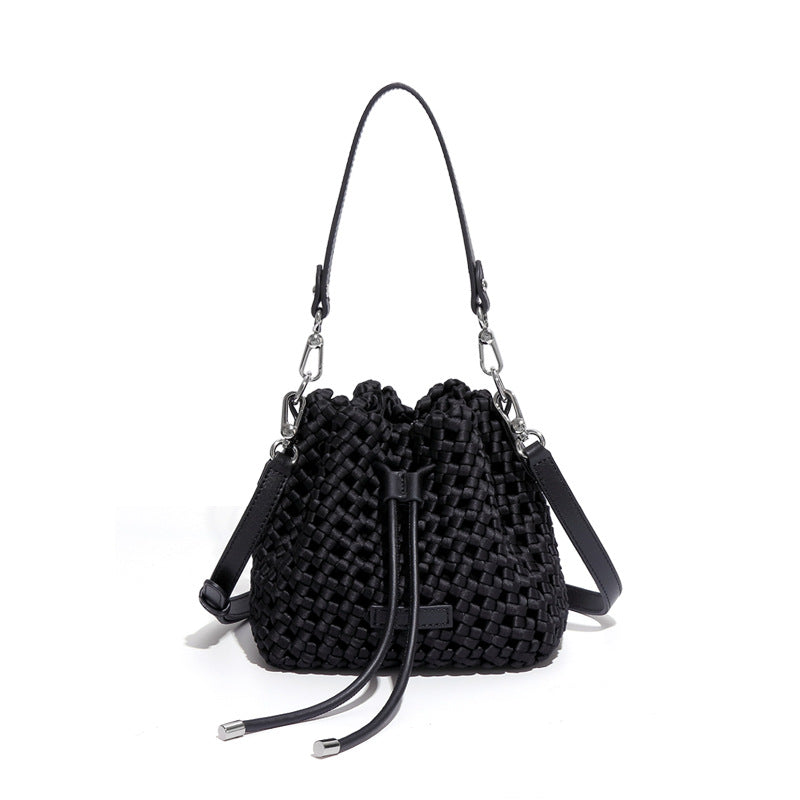 High-grade Windmill Knot Bucket Bag Hand-woven