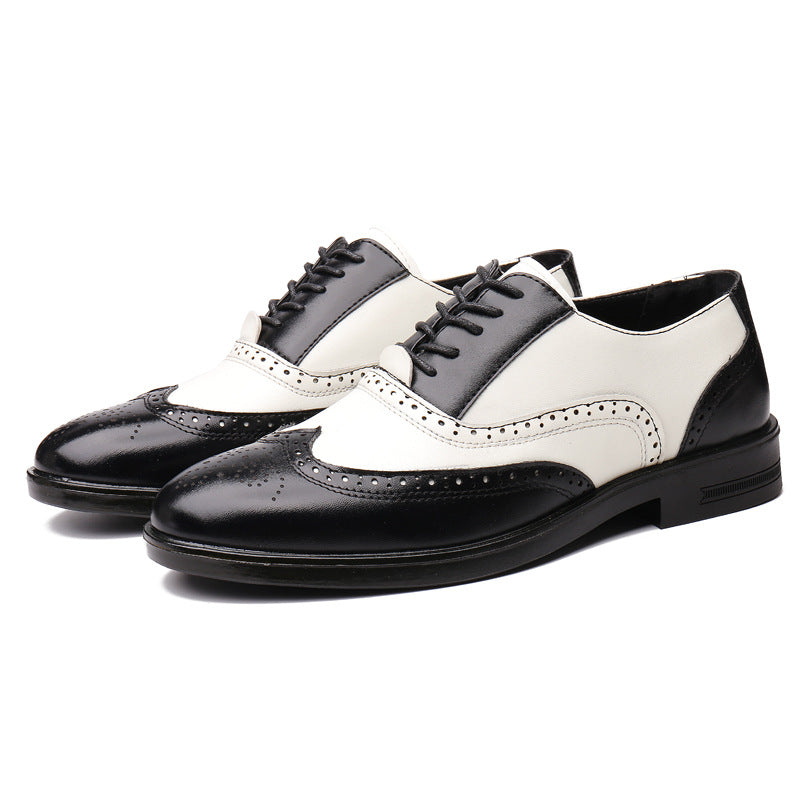 Business Formal Wear Casual Carved Men's Leather Shoes