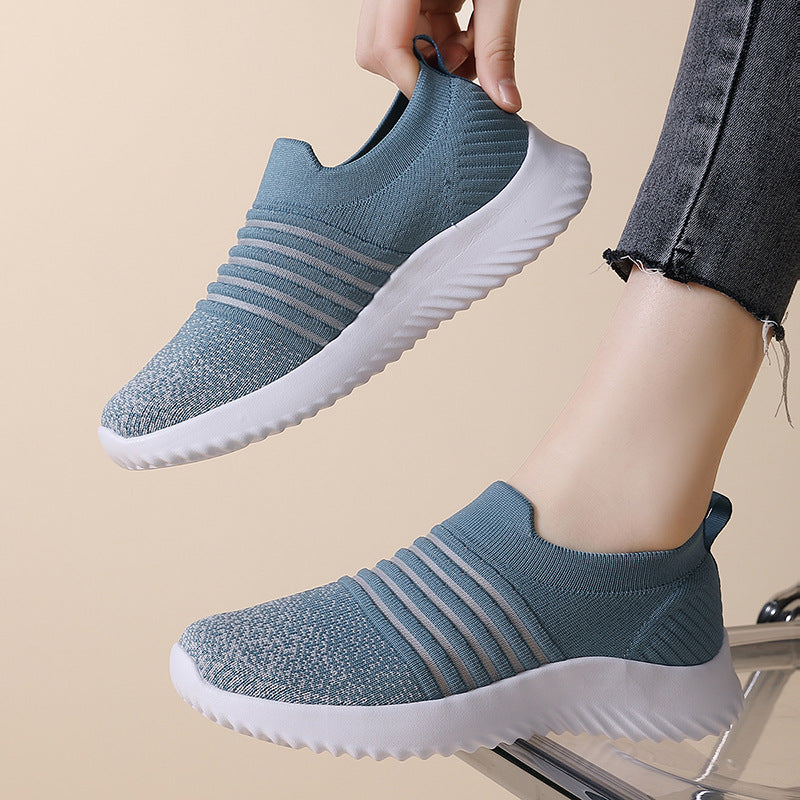 Women's Light Soft Bottom Casual Cool Breathable Comfortable Mesh Sneaker